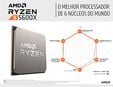 Processador AMD Ryzen 5 5600X 6-Core (3.7GHz-4.6GHz) 35MB AM4 image number null