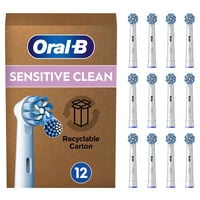 Recargas para Escova de Dentes El&eacute;trica Oral-B Sensitive Clean Pack 12 Unidades Branco