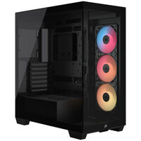 Caixa E-ATX Corsair 3500X RSR ARGB Preto Vidro Temperado