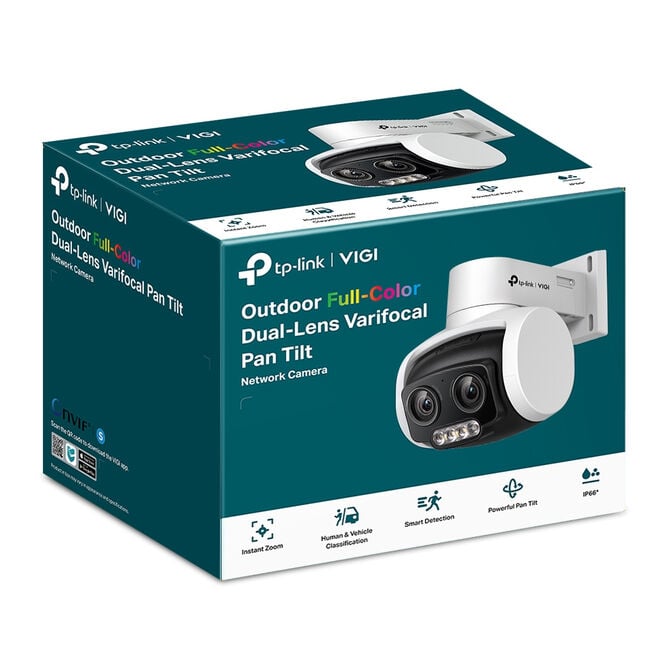 C&acirc;mara de Seguran&ccedil;a de Rede TP-Link VIGI C540V 4-12mm 4MP Full-Color Exterior Wi-Fi/PoE Pan/Tilt/Zoom QHD 1440p IP66 image number 2