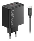 Carregador Lenovo de Parede USB-C 65W Dual GaN + Cabo USB-C 1.5m image number null
