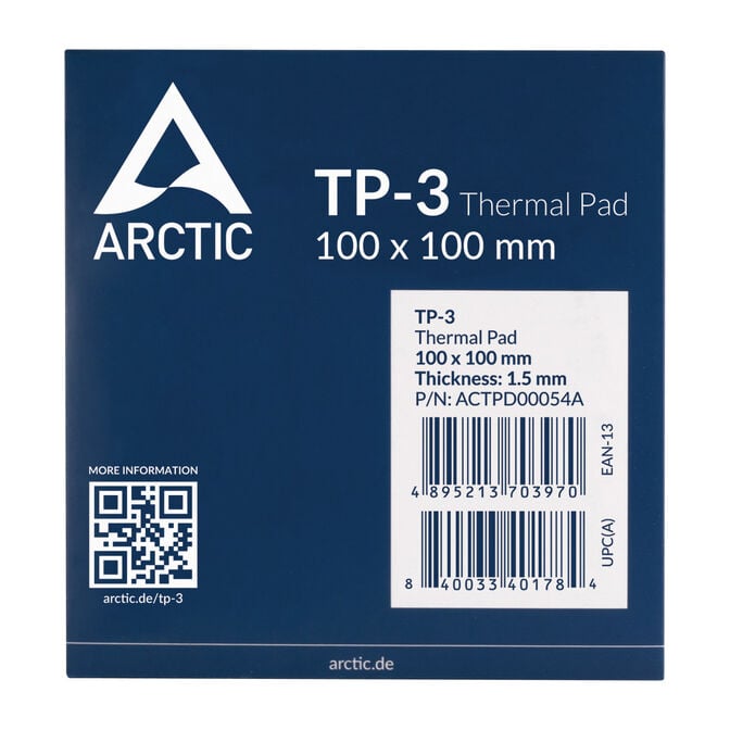 Thermal Pad Arctic TP-3 100 x 100 x 1.5 mm image number 3