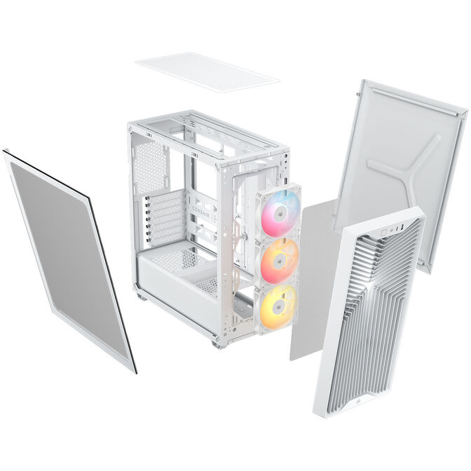 Caixa ATX Corsair 3200D RS ARGB Perfomance Branca Vidro Temperado image number 7