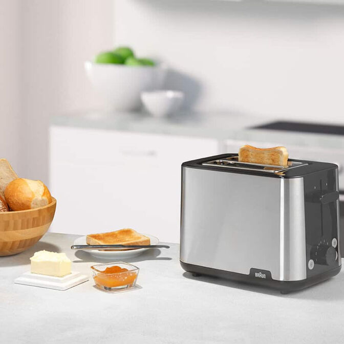Torradeira Braun PurShine HT 1510 BK Preto/Inox image number 2
