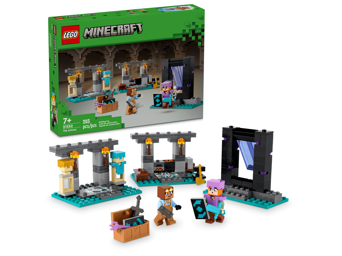 LEGO Minecraft: O Depósito de Armas, 203 Peças (21252)
