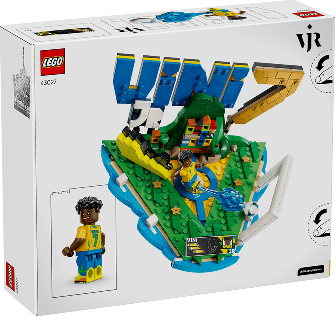 LEGO Editions: Vini Jr. &ndash; Destaques do Futebol, 510 Pe&ccedil;as (43027) image number 1