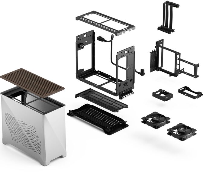 Caixa Mini-ITX Fractal Design Era 2 Silver image number 29