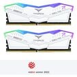 Team Group Kit 64GB (2 x 32GB) DDR5 6000MHz Delta RGB Branco CL30 image number null