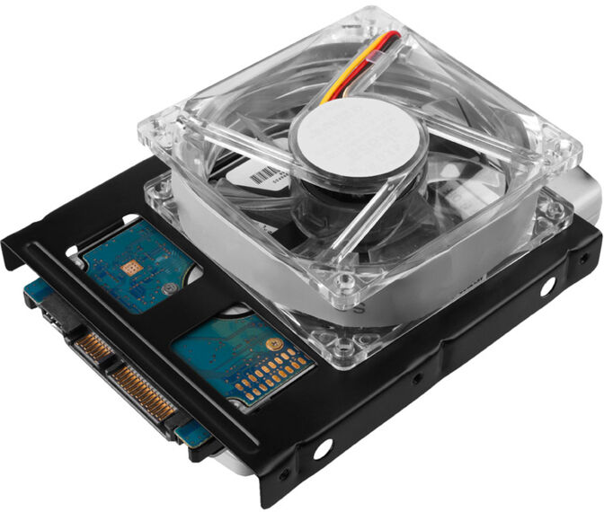 Adaptador AXAGON RHD-225 Dual 2.5" HDD para 3.5" Preto image number 2