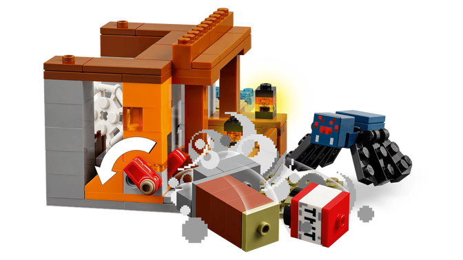 LEGO Minecraft: A Expedi&ccedil;&atilde;o da Mina do Armadilho, 247 Pe&ccedil;as (21269) image number 3
