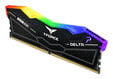 Team Group Kit 64GB (2 x 32GB) DDR5 6000MHz Delta RGB Preto CL30 image number null