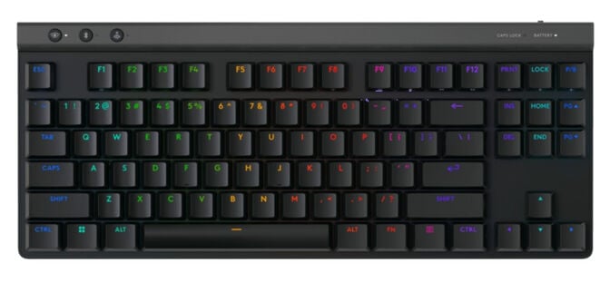Teclado Logitech G515 TKL RGB Lightspeed Wireless GL Tactile Preto (PT) image number 0