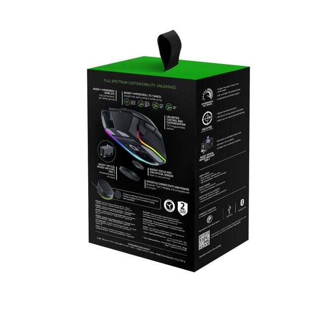 Rato Razer Basilisk V3 Pro 30000DPI Wireless Preto image number 4