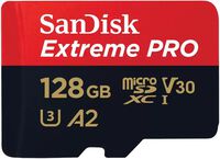 Cart&atilde;o SanDisk Extreme Pro MicroSDXC UHS-I C10 U3 V30 128GB