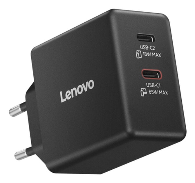Carregador Lenovo de Parede USB-C 65W Dual GaN + Cabo USB-C 1.5m image number 7
