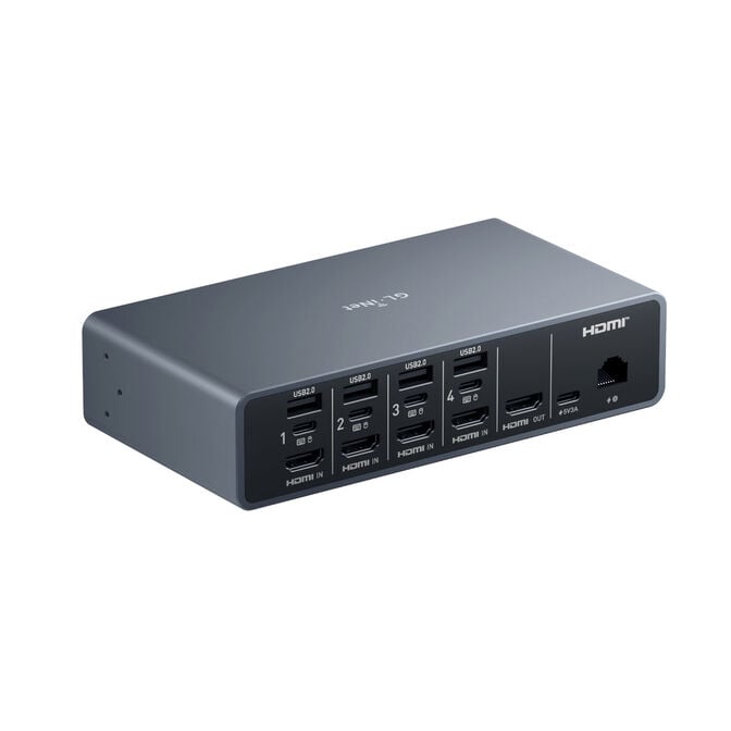 KVM Acesso Remoto GL.iNet GL-RM4PE Comet X PoE Quad Port image number 1