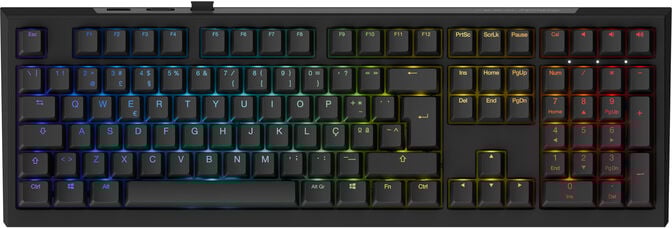Teclado Mec&acirc;nico Ducky One X 100% Wireless Black RGB Ducky Linear Inductive Switch (PT) image number 0