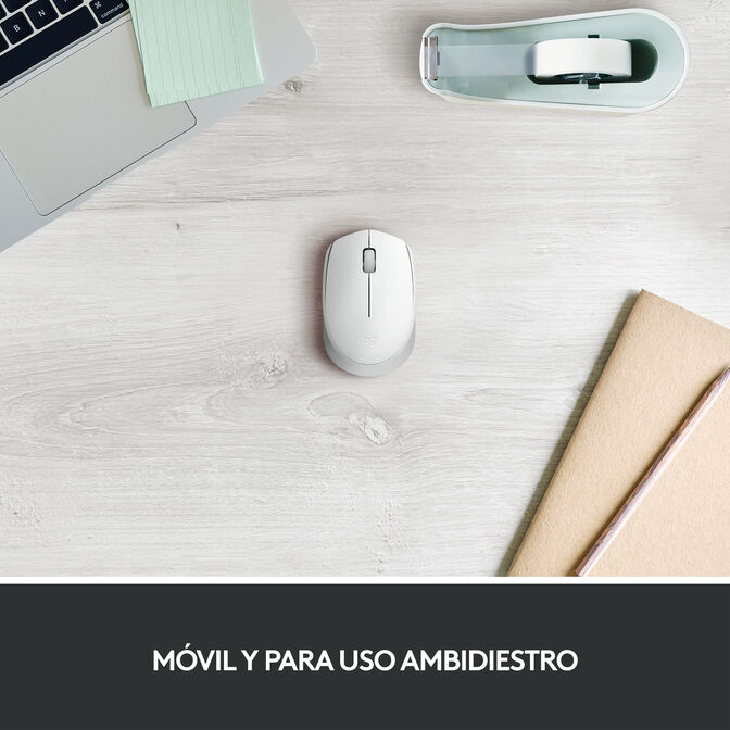 Rato Logitech M171 1000DPI Wireless Branco image number 5