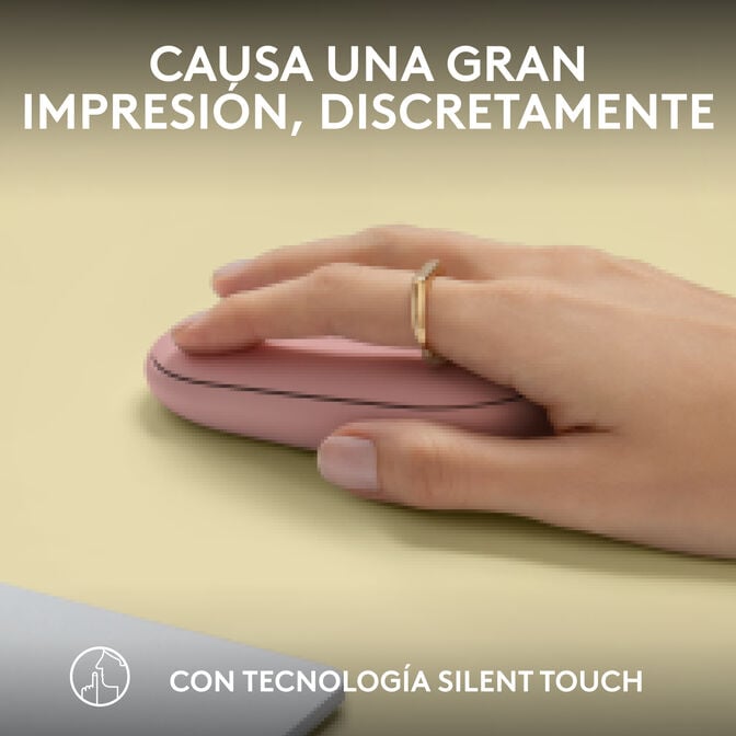 Rato Logitech Pebble 2 M350s Bluetooth Tonal Rose image number 14
