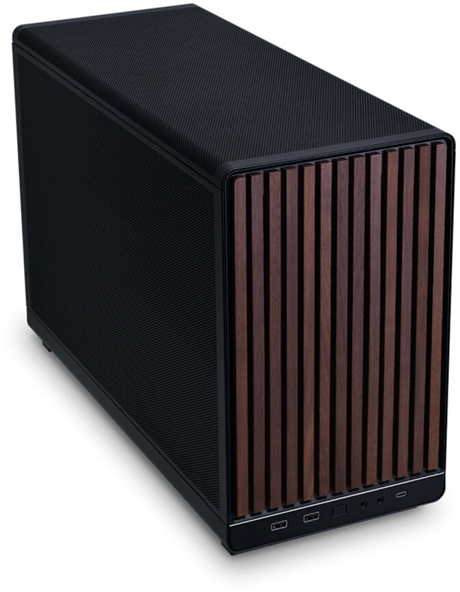Caixa Micro-ATX Lian Li x Dan Cases A3 Preta Madeira image number 1