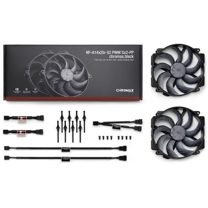 Ventoinha Noctua NF-A14r G2 PWM Chromax LCP 140mm (Pack 2) image number 7