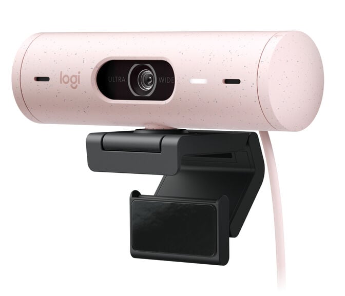 Webcam Logitech Brio 500 Full HD 1080p USB Type-C Rosa image number 1