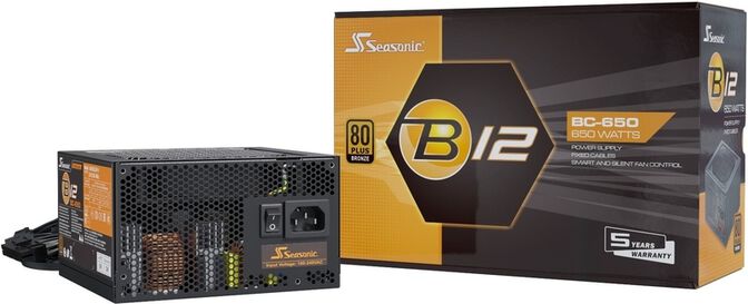 Fonte Seasonic B12 BC 650W 80+ Bronze image number 0