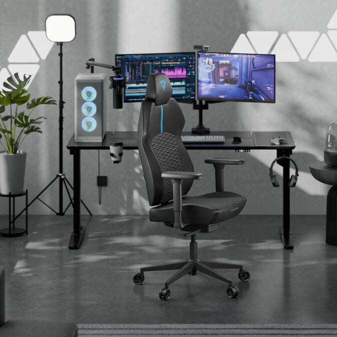 Cadeira Gaming Ergonomica TX3 (ThunderX3) SOLO 360 - Racer Blue image number 9