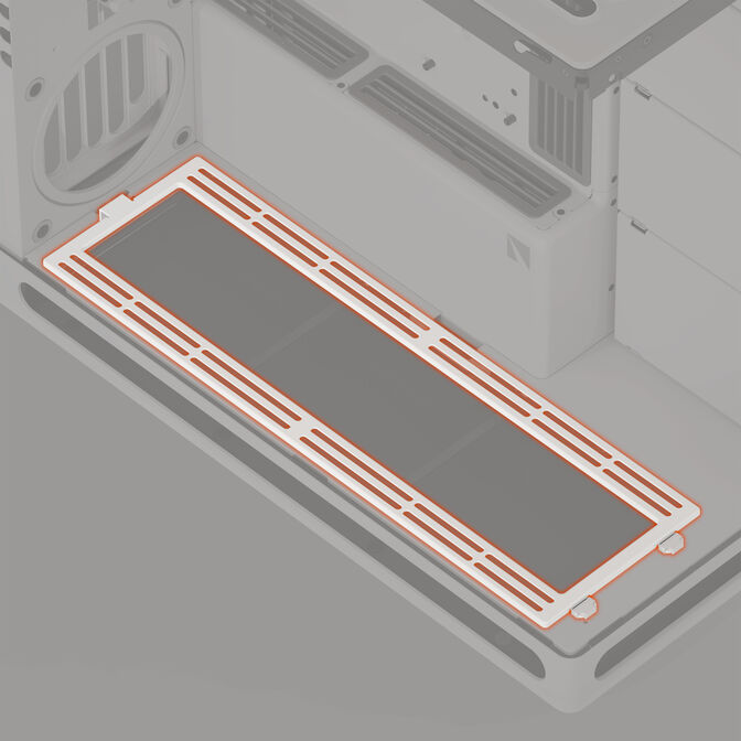 Estrutura para Ventoinhas Inferior - HAVN HS 420 Branco image number 2