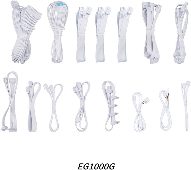 Fonte Modular Lian Li Edge 1000W 80+ Gold Branco image number 10