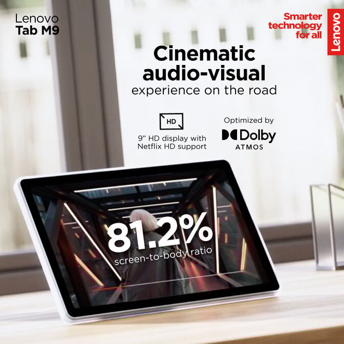 Tablet Lenovo Tab M9 TB-310FU 9.0" (3 / 32GB) WiFi Prateado + Capa image number 10