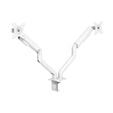 Suporte de Mesa Tooq Duplo Tilt e Girat&oacute;rio c/mola 17" a 32" Max. 9Kg Branco image number null