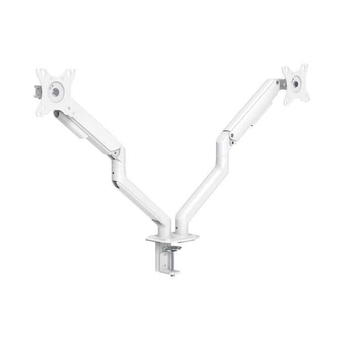 Suporte de Mesa Tooq Duplo Tilt e Girat&oacute;rio c/mola 17" a 32" Max. 9Kg Branco image number 4