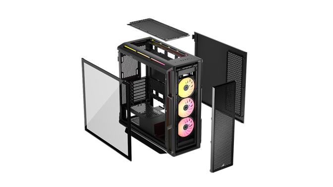 Caixa E-ATX Corsair 5000T LX ARGB Preto Vidro Temperado image number 13