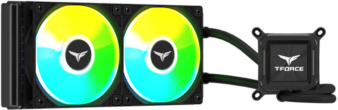 Water Cooler CPU Team Group T-Force Siren GA240M Preto image number 0