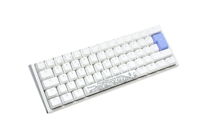Teclado Mec&acirc;nico Ducky ONE 3 Classic Mini 60% RGB Pure White MX-Clear (ES) image number 1