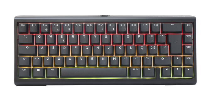 Teclado Mec&acirc;nico Ducky Tinker65 65% RGB Black MX-Red (PT) image number 0
