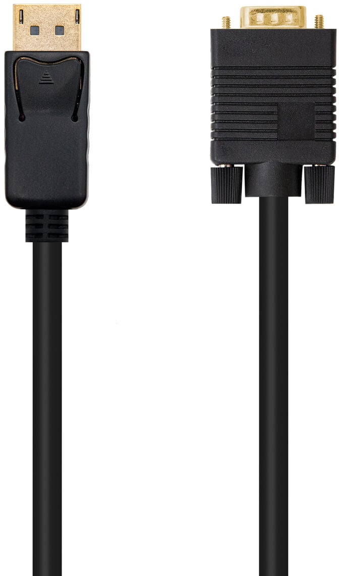 Cabo Conversor Nanocable DisplayPort/M > VGA/M 1 M Preto image number 1