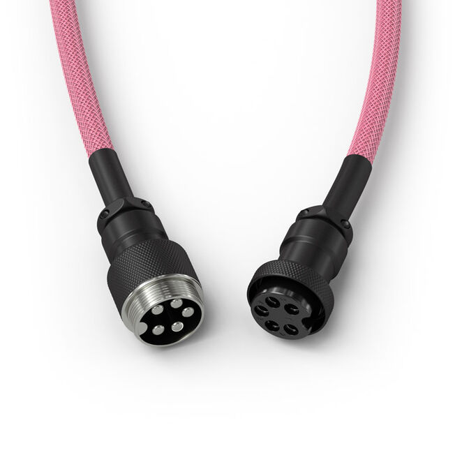 Cabo Coiled Glorious USB-C para USB-A 137m - Prism Pink image number 3