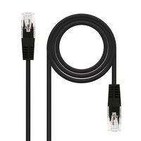 Cabo de Rede Nanocable RJ45 CAT.6 UTP AWG24 30 CM Preto