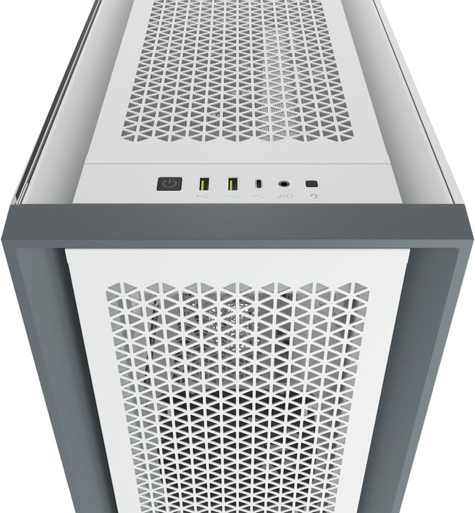 Caixa E-ATX Corsair 5000D Airflow Branco Vidro Temperado image number 5