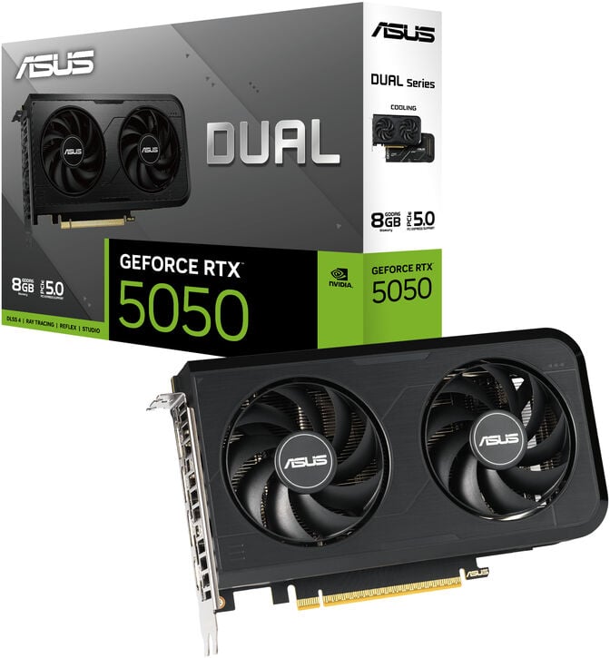 Gr&aacute;fica Asus GeForce&reg; RTX 5050 Dual 8GB GDDR6 DLSS4 image number 0