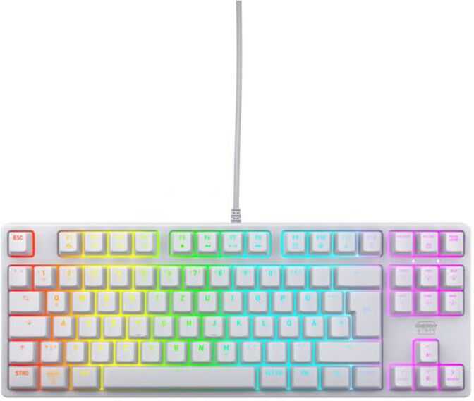 Teclado Cherry Xtrfy K4 TKL RGB Gaming Kailh Red Switch Branco - Mec&acirc;nico (PT) image number 0