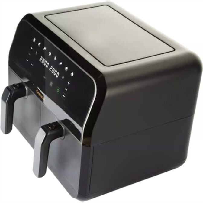 Fritadeira Onemoon D8 Air Fryer Dupla Cesta 4L + 4L Preta image number 1