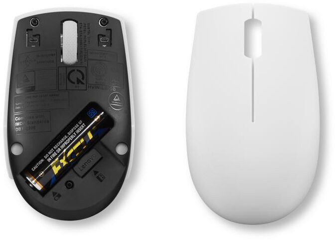 Rato Lenovo 300 Compact Wireless Cloud Grey image number 3