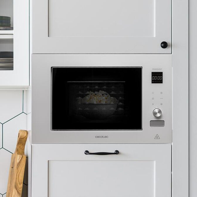 Micro-ondas de Encastre Cecotec GrandHeat 2090 Built-In Touch White 1200W 21L image number 6
