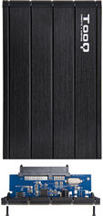 Caixa HDD Tooq 2.5" SATA (9,5mm) USB 3.1 Gen 1 Preto image number null