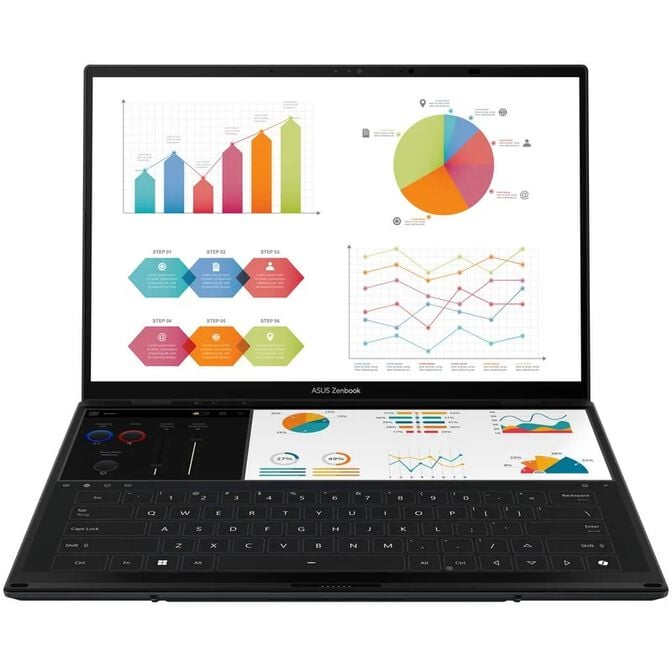 Port&aacute;til ASUS ZenBook Duo UX8406C 14" Ultra 9 285H 32GB DDR5 2TB Arc Graphics 3K OLED Touch 120Hz W11 Pro image number 2