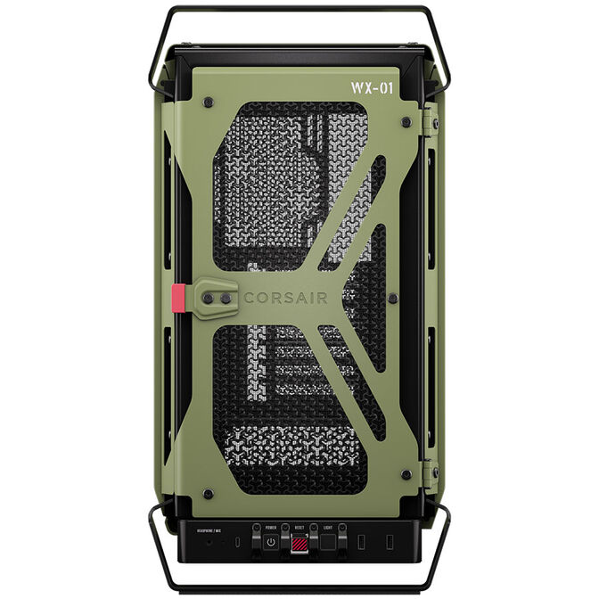 Caixa E-ATX Corsair WARTHOG Perfomance Verde Militar Vidro Temperado image number 8