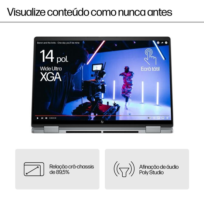 Port&aacute;til HP Envy x360 2-in-1 14-fc0009np 14" Ultra 7 155U 16GB DDR5 1TB W11 Touch Caneta Inclu&iacute;da image number 8